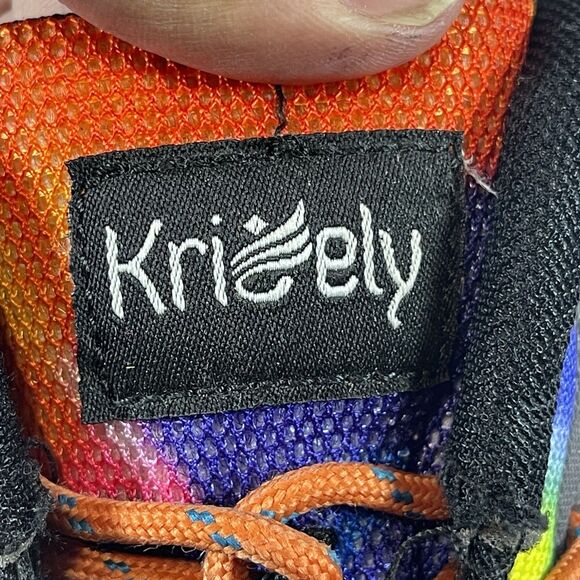 Kricely Trail Shoes Men\'s Size 14 Tie Dye Rainbow Running Walking Sneakers 1903 main image 6